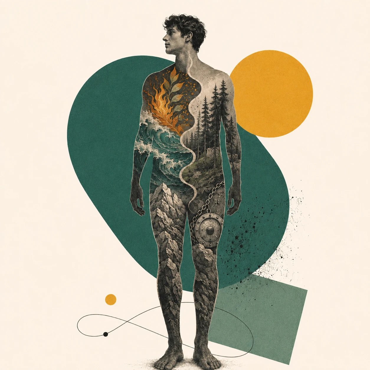 The Inner Elements — embodied psychology artwork